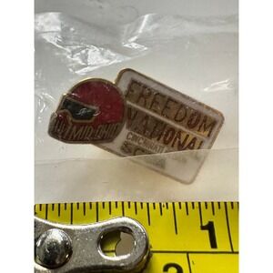 Vintage Freedom National Cincinnati SCCA Mid-Ohio Racing Helmet Enamel Pin